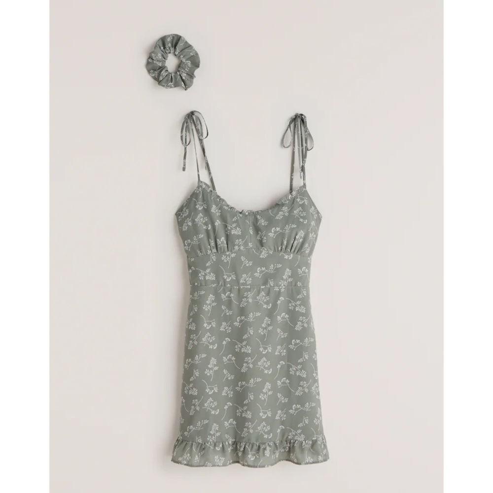 Abercrombie Fitch Tie-Strap Slim Waist Mini Dress - Picture 8 of 10